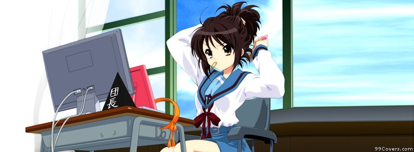 Haruhi suzumiya anime girl