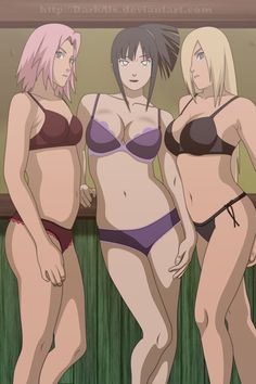 Naruto shippuden characters naked