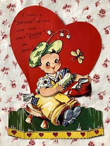 Vintage mechanical valentine cards