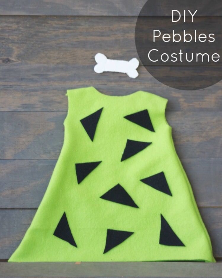 Homemade pebbles costume for adults
