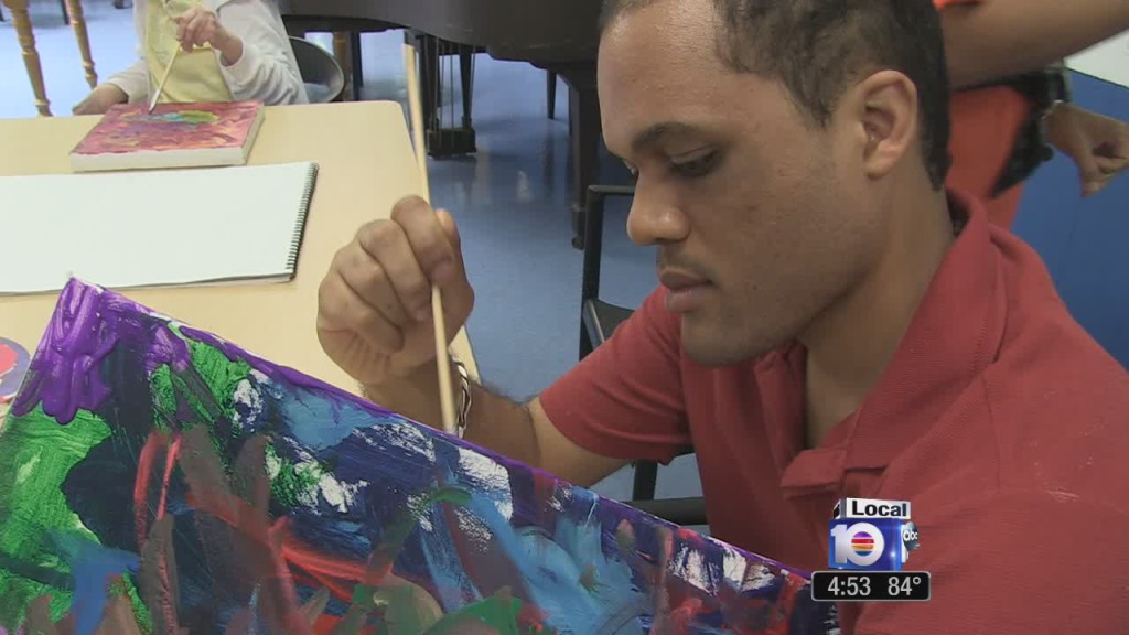 Art therapy adults with developmental disabilities