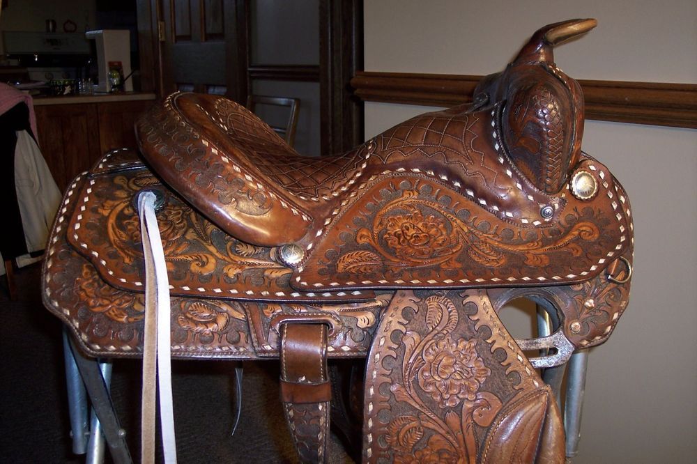 Vintage hereford brand saddles