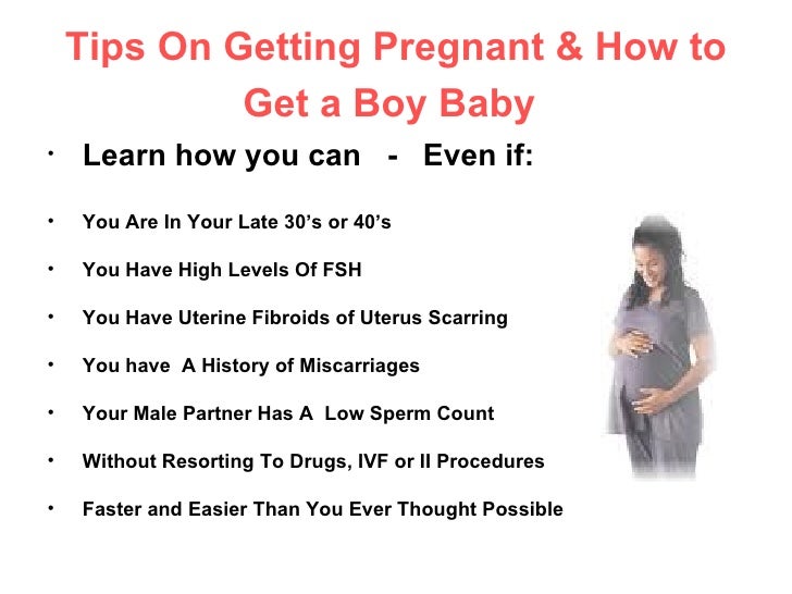 How you become pregnant