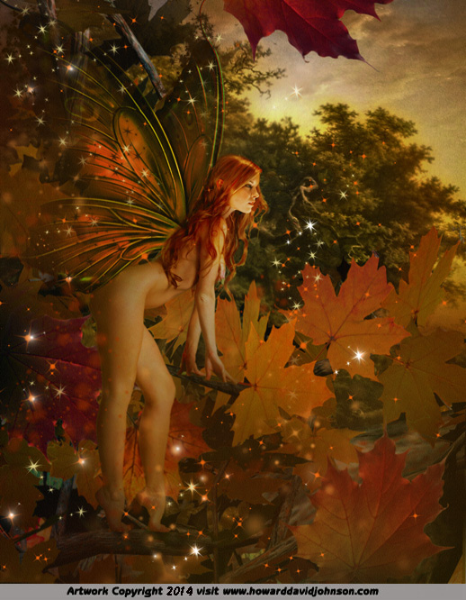 Sexy naked fairy fantasy art
