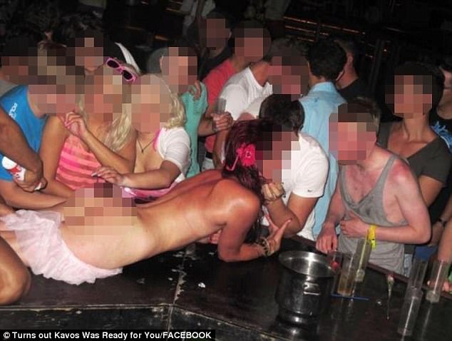 Naked drunk british tourists