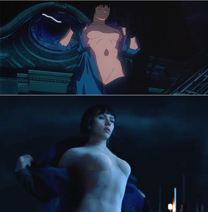Naked major from ghost in the shell