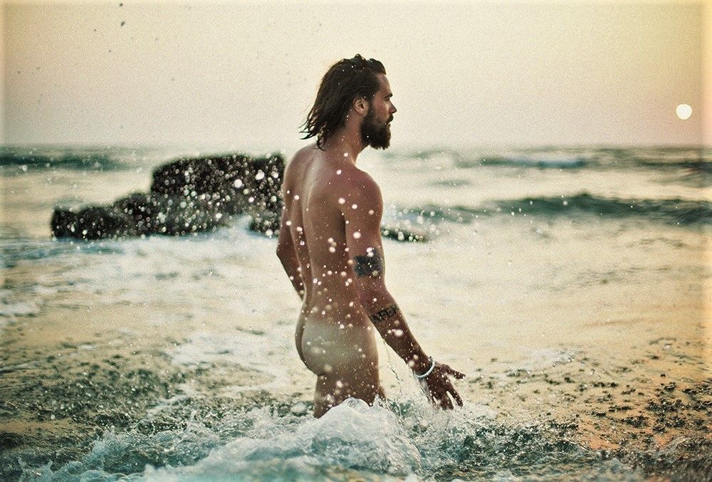 Nude beach for men
