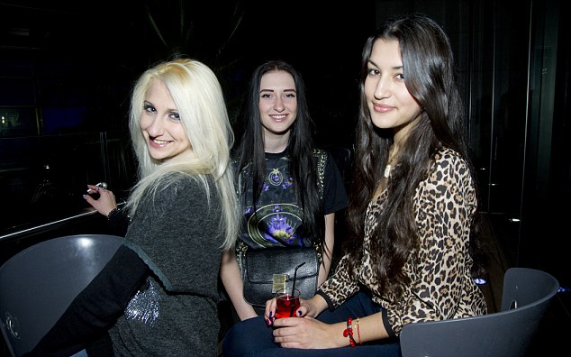 Russian teen girl party