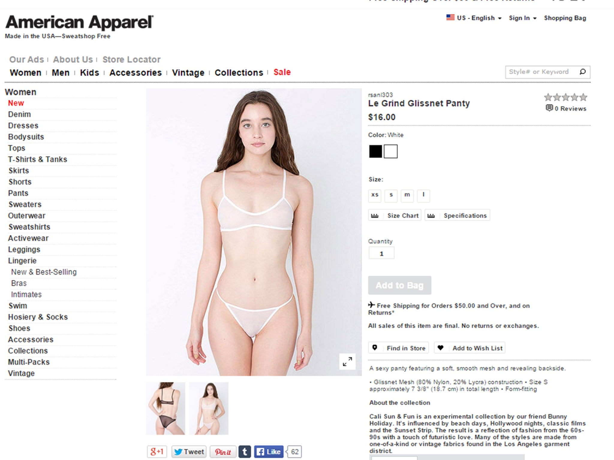 American apparel ads banned