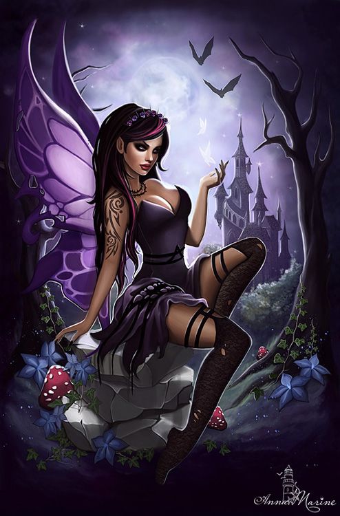 Sexy naked fairy fantasy art