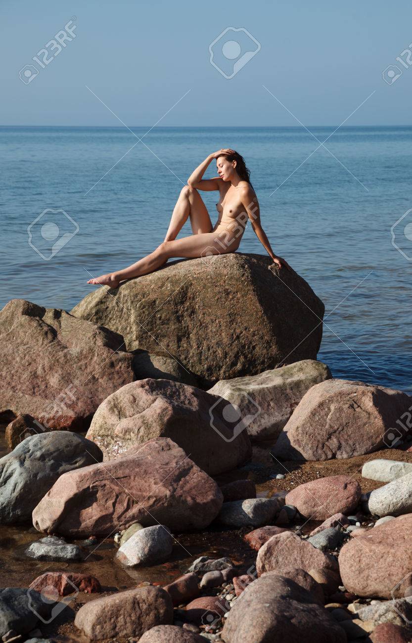 Naked girls on nude beach