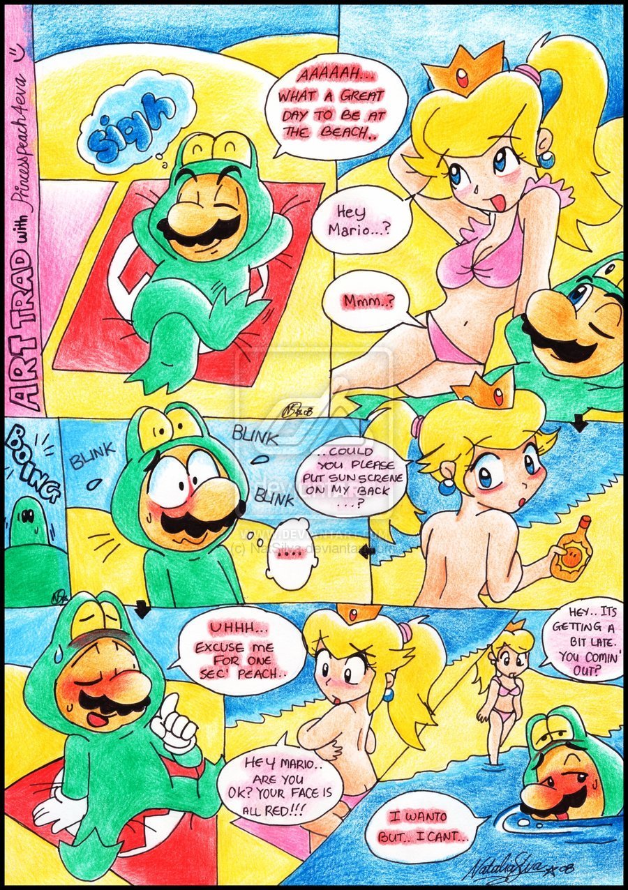 Princess peach and mario having sex