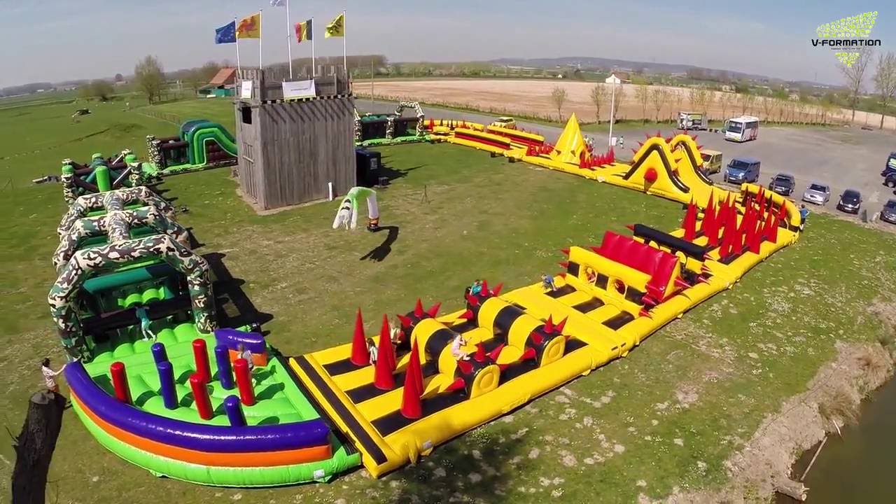 Inflatable obstacle courses for adults