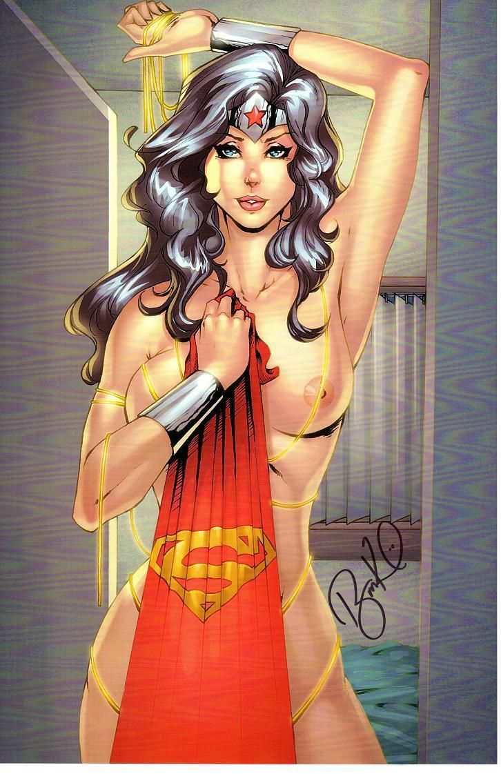 Sexy superhero women naked