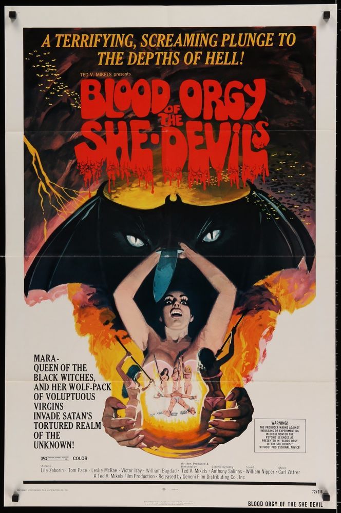 Blood orgy of the she devil