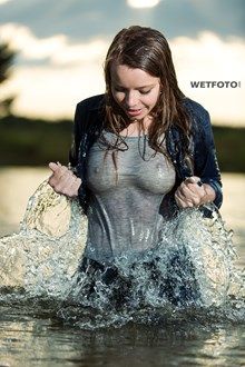 Tight wet shirt girl