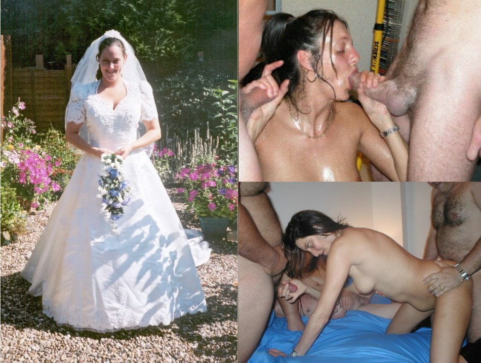 Amateur and bride and sex