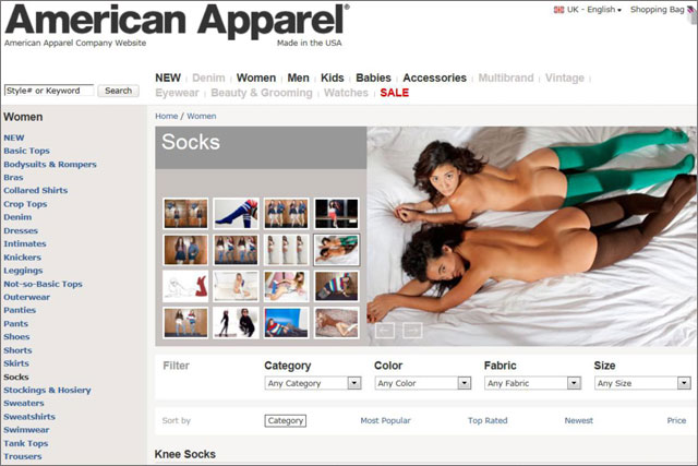 American apparel ads banned
