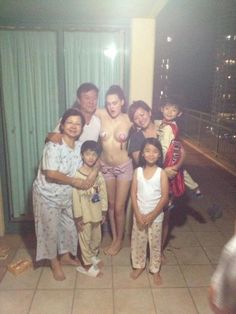 Photo album young nude family