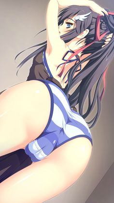 Hentai anime girl tight panties