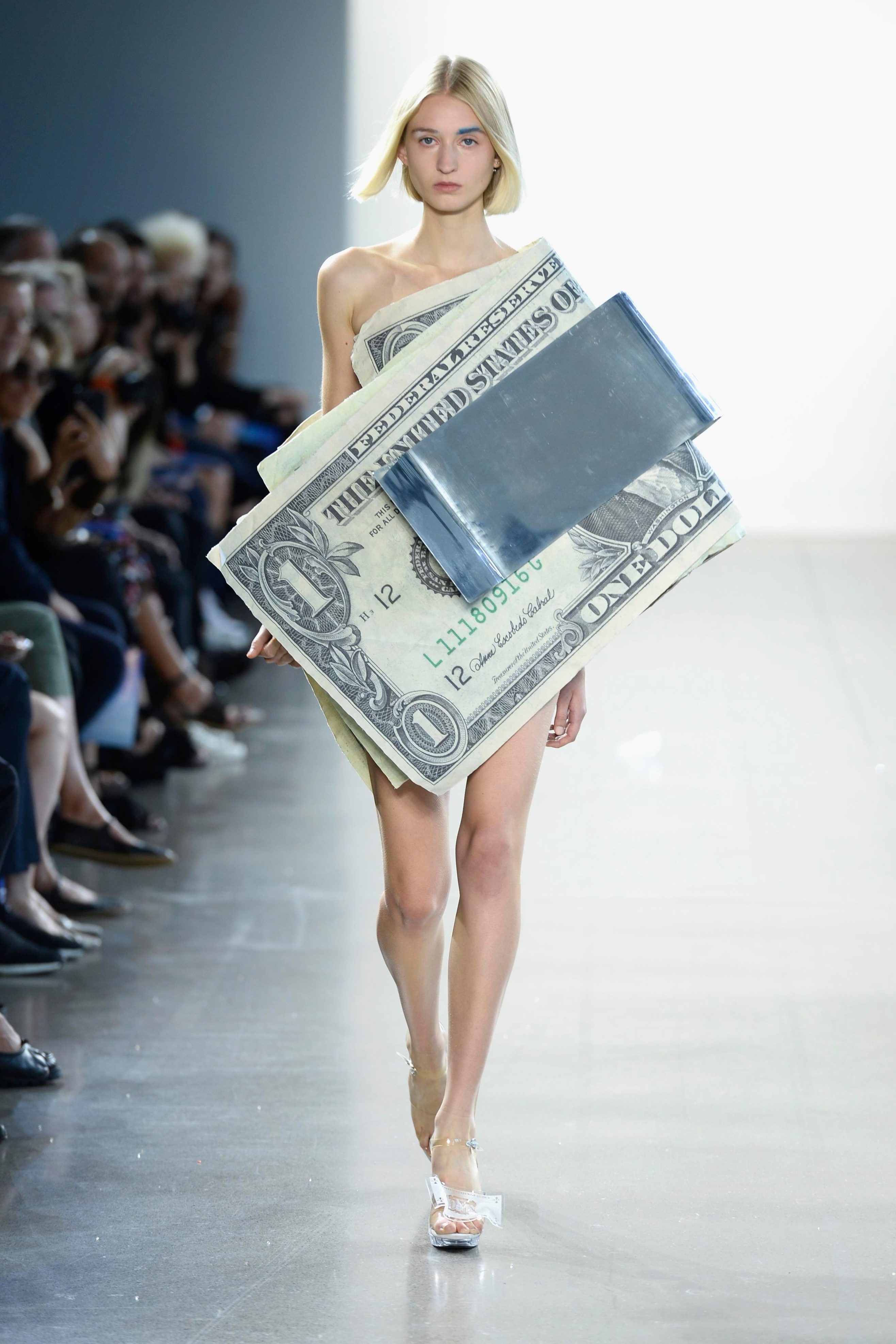 See through fashion runway models
