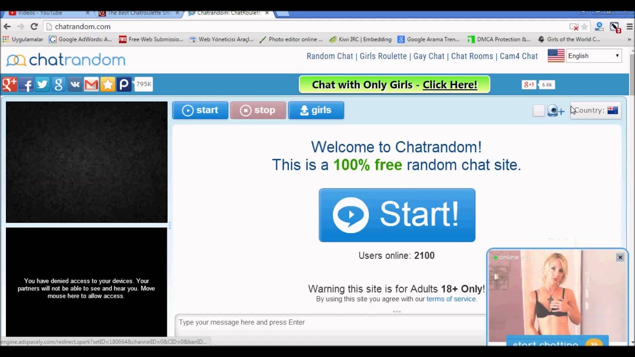 Free web cam chat
