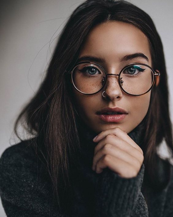 Pretty girls with glasses