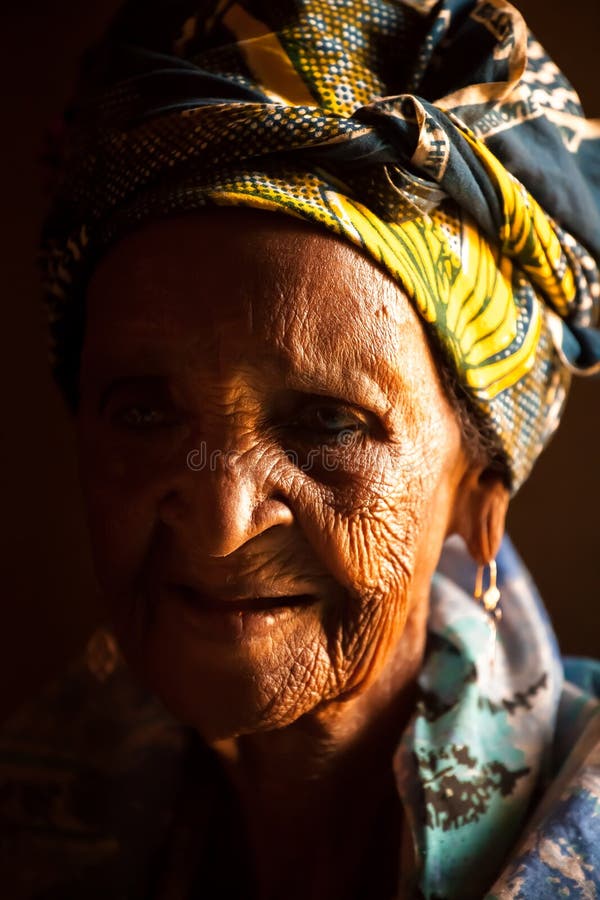 Very old african granny