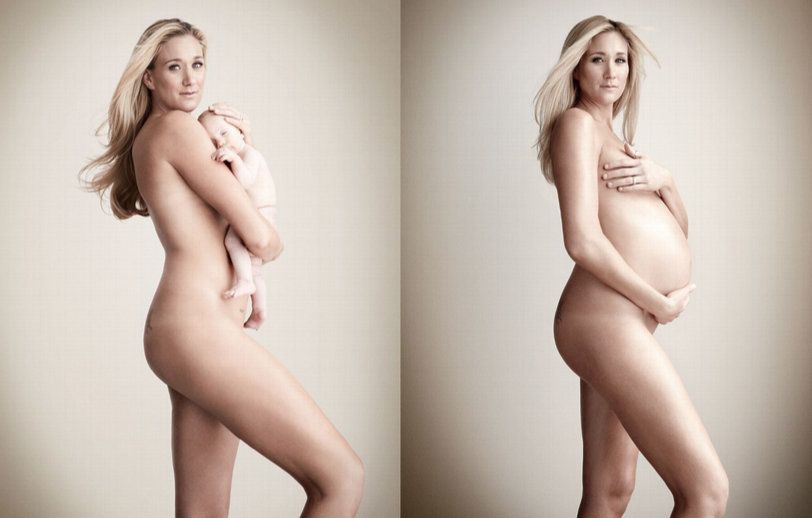 Naked before and after pregnant