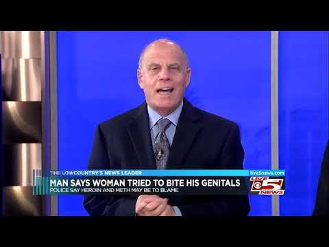 Woman bites off man penis