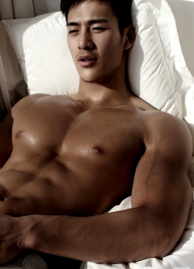 Asian sexy hot dick model
