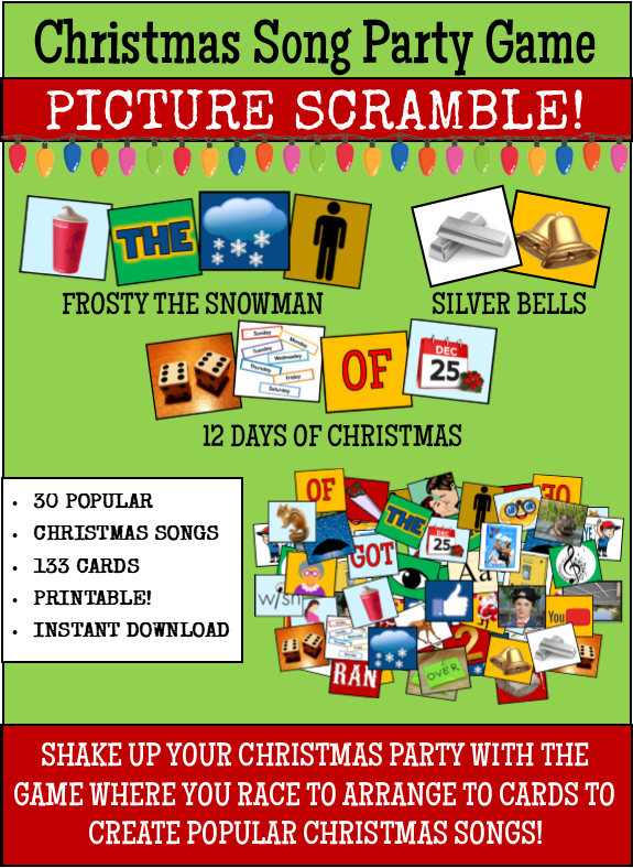 Adult christmas fun game party