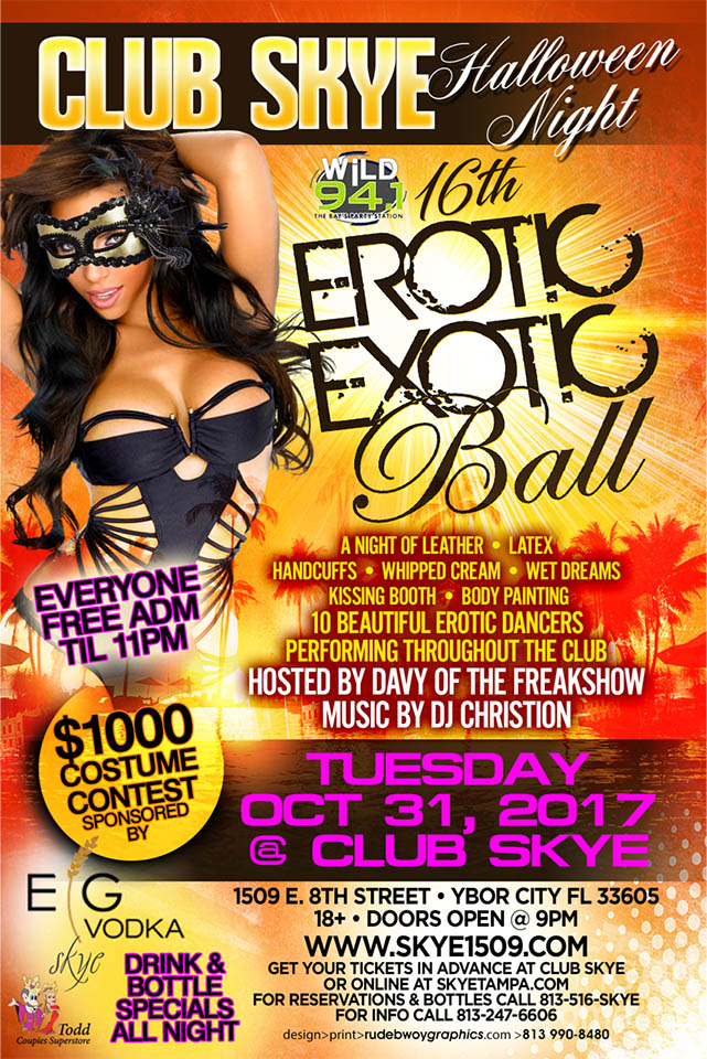 Erotic exotic ball club skye