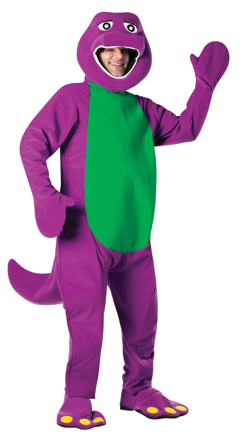 Adult barney costume dinosaur purple