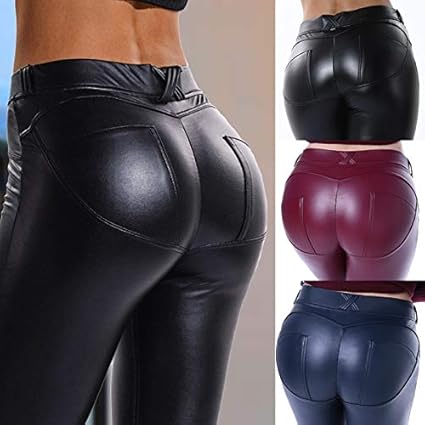 Leather latex girls ass