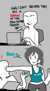Wii fit trainer comic