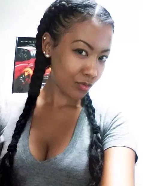 Sexy mixed black asian girl