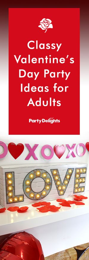 Adult day party valentine