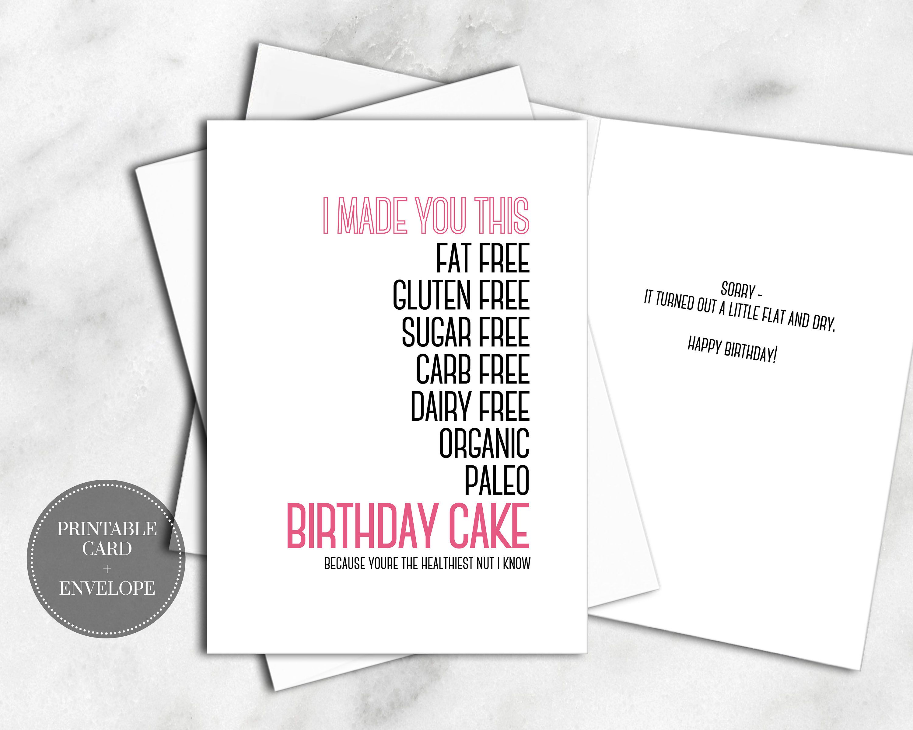 Birthday card free printable sexy