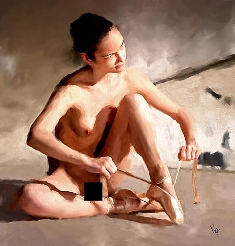 Mature nude women as art