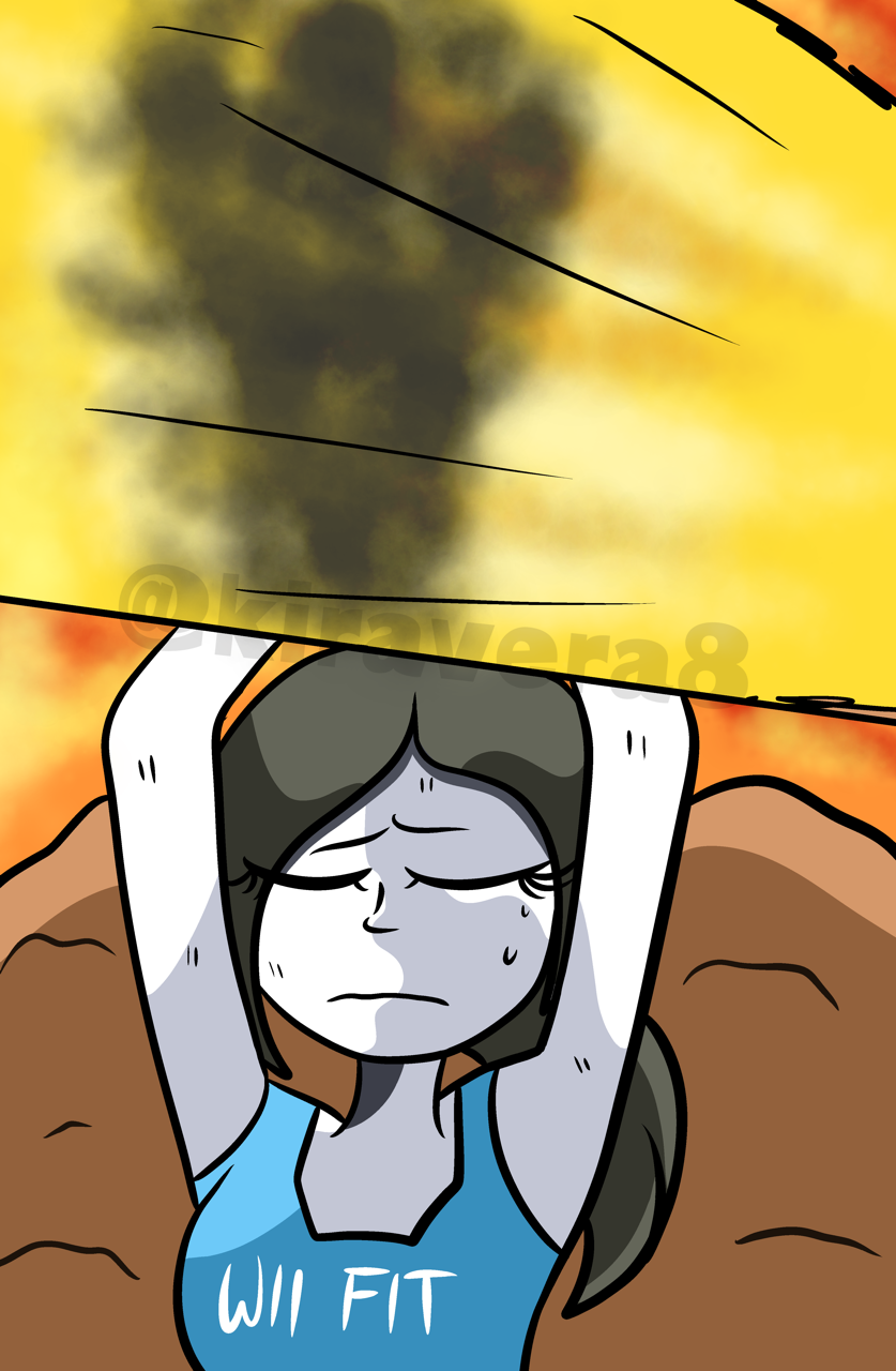 Wii fit trainer comic