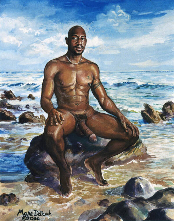 Nude beach for men