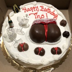 Happy birthday pussy cake