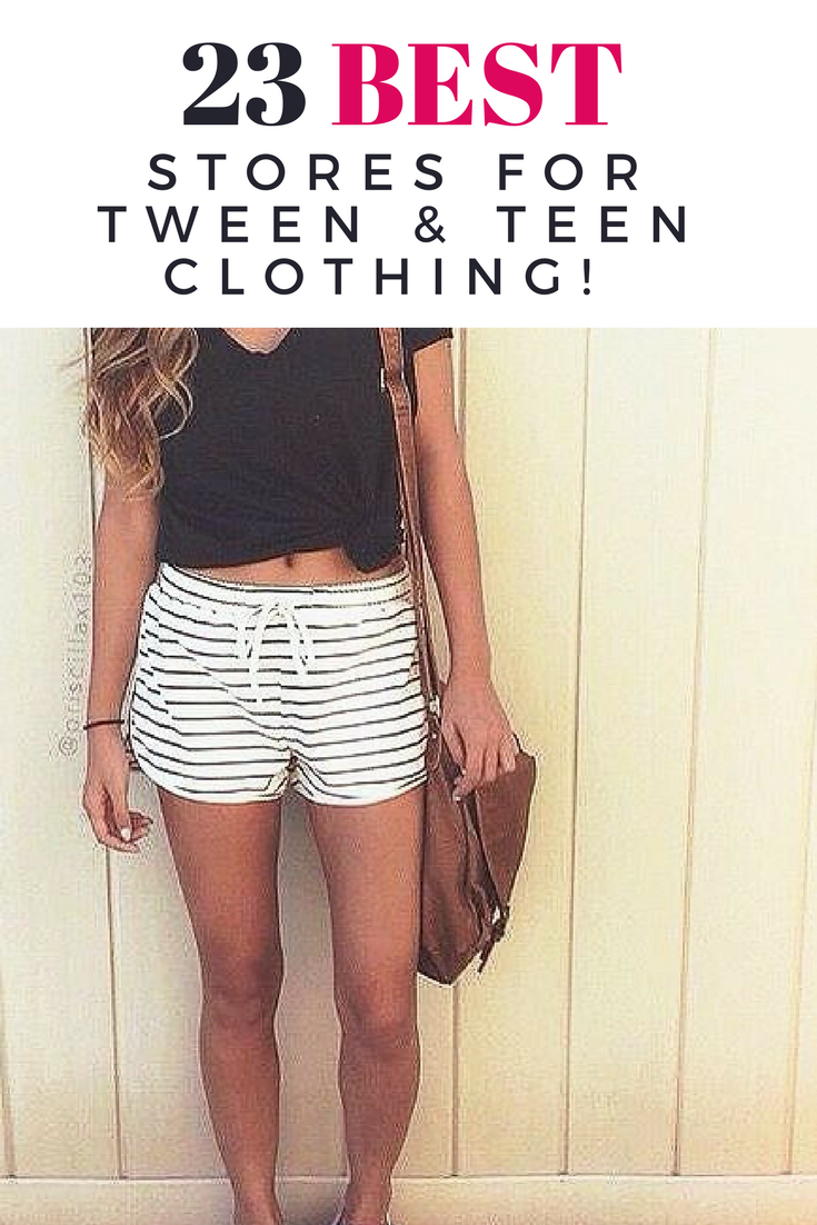 Clothes shopping for teens online