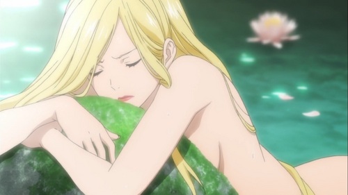 Mature blonde woman anime