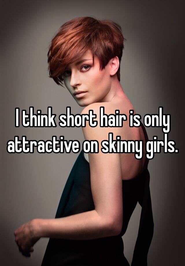 Skinny girls with short hair