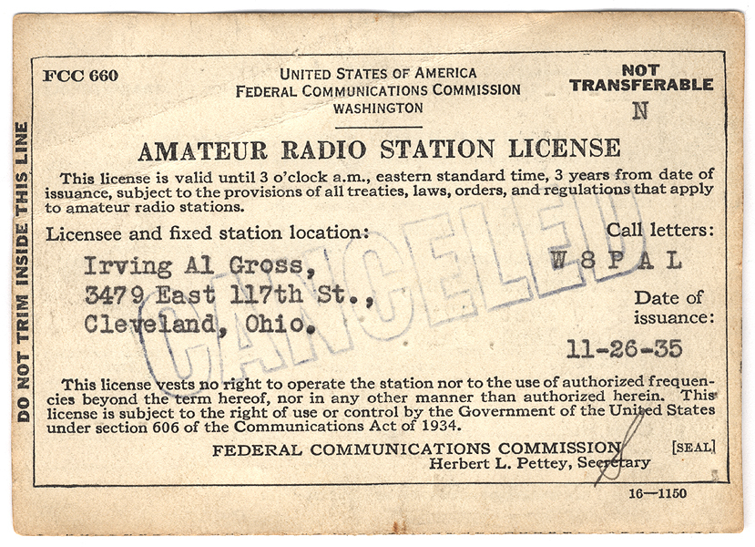 Latest amateur radio license grants