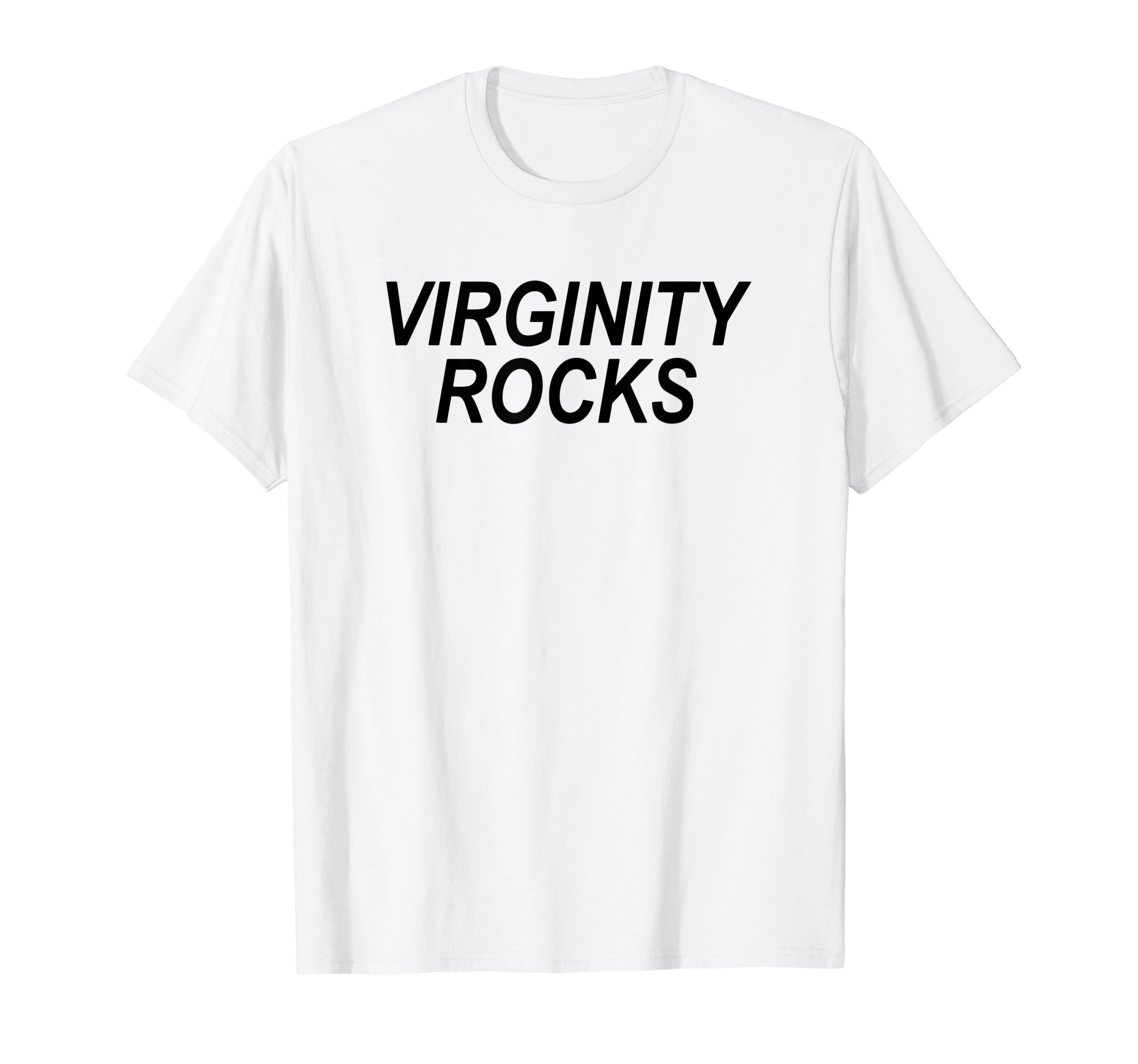 Virginity rocks t- shirts